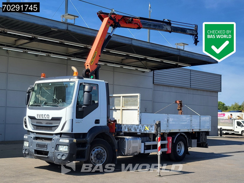 Iveco Stralis 310 4X2 Palfinger PK14502-SH Kran Crane Rotator Steel suspension Euro 6 - Tovornjak s kesonom, Tovornjak z dvigalom: slika 1 Iveco Stralis 310 4X2 Palfinger PK14502-SH Kran Crane Rotator Steel suspension Euro 6 - Tovornjak s kesonom, Tovornjak z dvigalom: slika 1