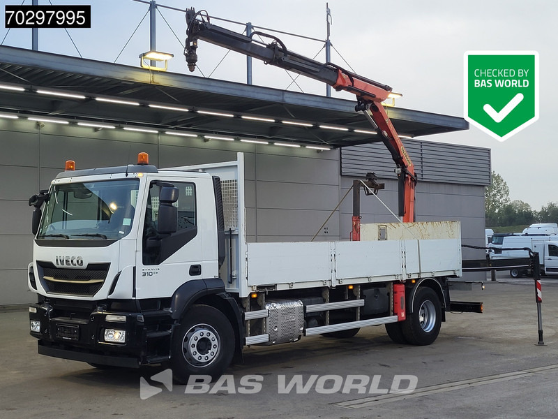 Iveco Stralis 310 Stralis 4X2 Palfinger PK12002 Crane Kran rotator Steelsuspension Automatic Euro 6 - Tovornjak s kesonom, Tovornjak z dvigalom: slika 1 Iveco Stralis 310 Stralis 4X2 Palfinger PK12002 Crane Kran rotator Steelsuspension Automatic Euro 6 - Tovornjak s kesonom, Tovornjak z dvigalom: slika 1