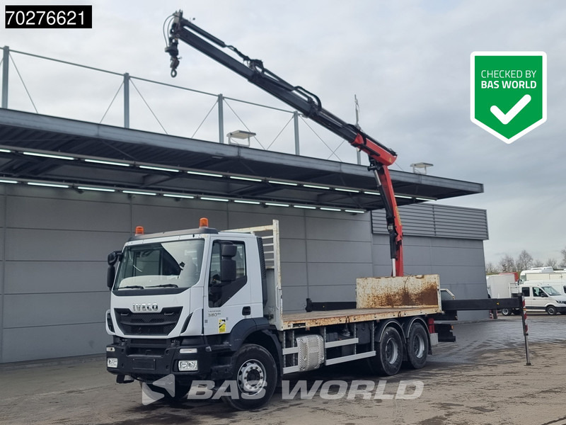 Iveco Trakker 360 6X4 Palfinger PK17.001 SLD Remote Steelsuspension Big-Axle - Tovornjak s kesonom, Tovornjak z dvigalom: slika 1 Iveco Trakker 360 6X4 Palfinger PK17.001 SLD Remote Steelsuspension Big-Axle - Tovornjak s kesonom, Tovornjak z dvigalom: slika 1