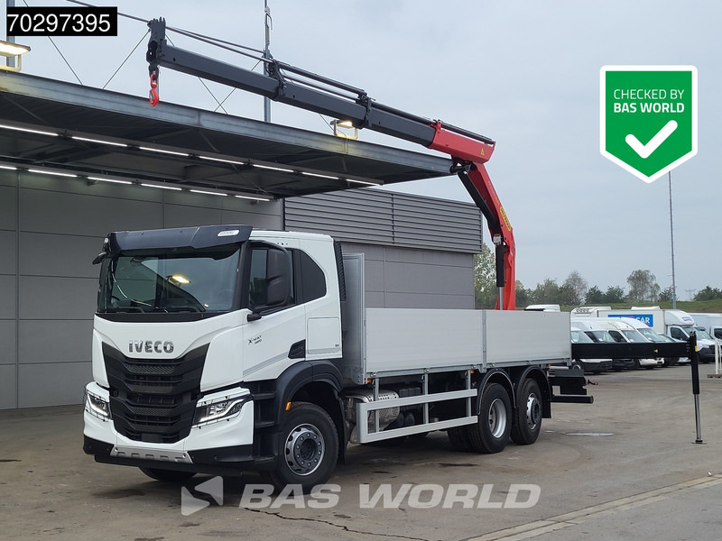 Iveco X-Way 420 6X2 UNUSED Palfinger PK19001 SLD5 Crane Lift+steering-Axle ACC Euro 6 - Tovornjak s kesonom, Tovornjak z dvigalom: slika 1 Iveco X-Way 420 6X2 UNUSED Palfinger PK19001 SLD5 Crane Lift+steering-Axle ACC Euro 6 - Tovornjak s kesonom, Tovornjak z dvigalom: slika 1
