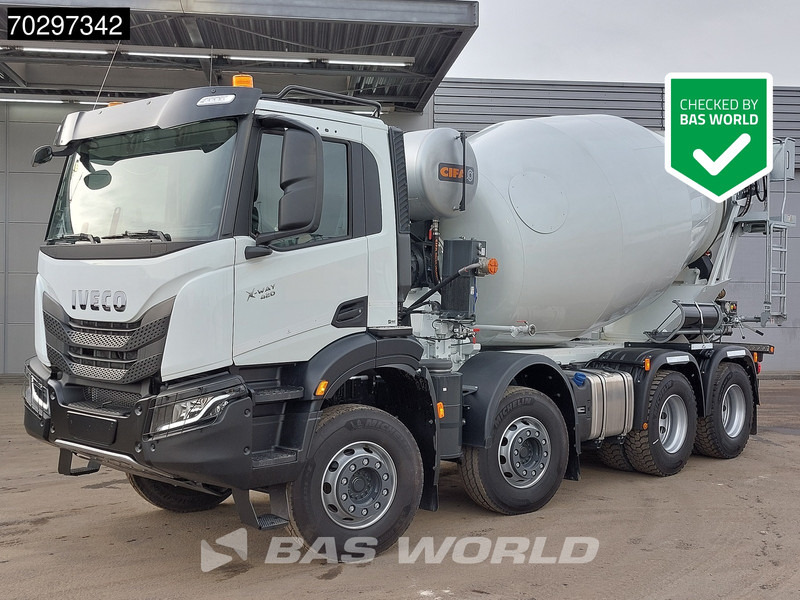 Iveco X-Way 420 8X4 NEW! 10M3 CIFA Mixer Full Steel Suspension Euro 6 - Avtomešalec: slika 1 Iveco X-Way 420 8X4 NEW! 10M3 CIFA Mixer Full Steel Suspension Euro 6 - Avtomešalec: slika 1