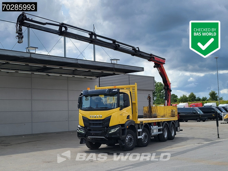 Iveco X-Way 480 8X4 Palfinger PK22002 EH Kran Crane Rotator Retarder Euro 6 - Tovornjak s kesonom, Tovornjak z dvigalom: slika 1 Iveco X-Way 480 8X4 Palfinger PK22002 EH Kran Crane Rotator Retarder Euro 6 - Tovornjak s kesonom, Tovornjak z dvigalom: slika 1