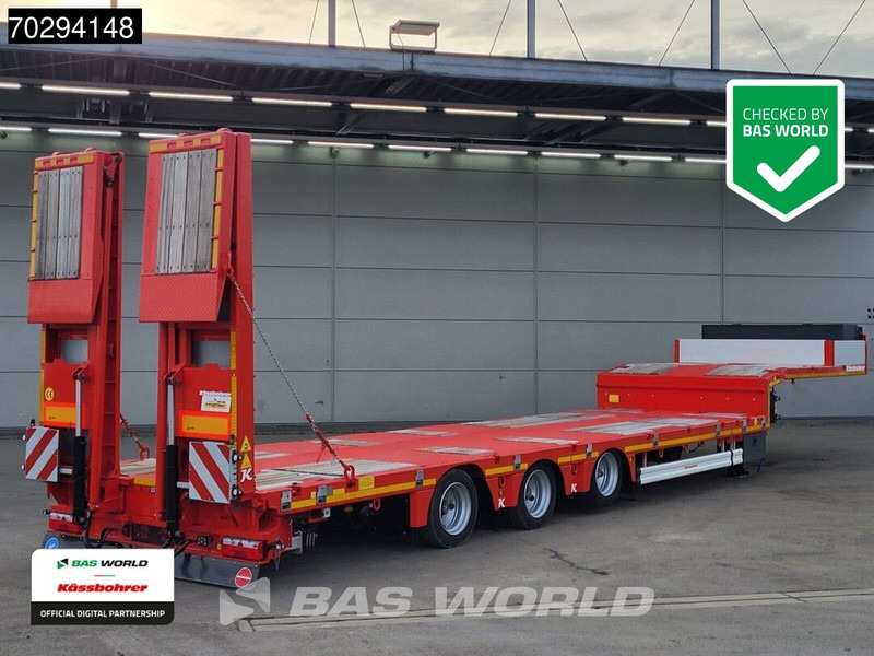 Kässbohrer LB3E 3 axles Steering+Lift Axle Extendable Ramps - Nizko noseča polprikolica: slika 1 Kässbohrer LB3E 3 axles Steering+Lift Axle Extendable Ramps - Nizko noseča polprikolica: slika 1
