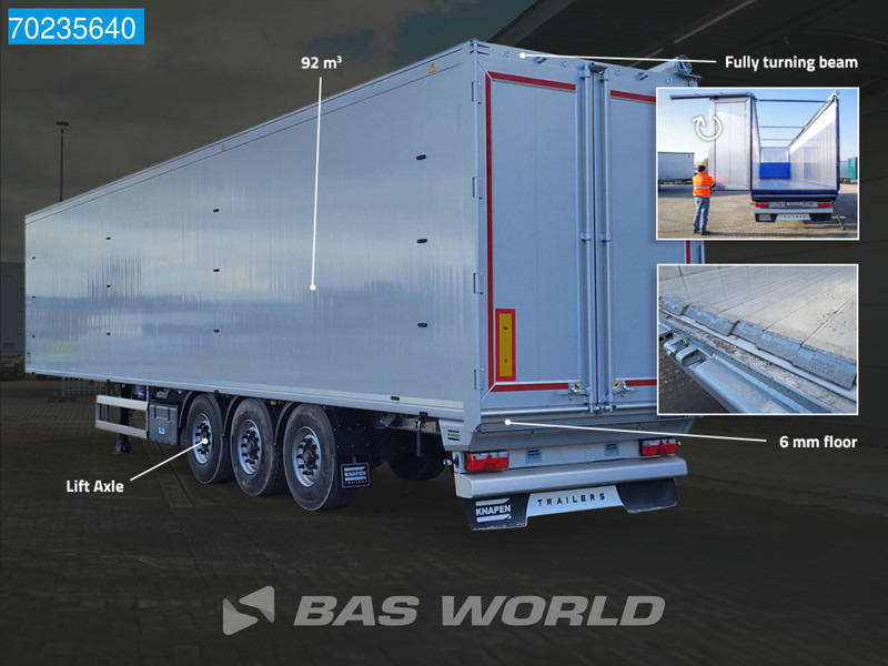 Knapen K100 3 axles NEW Directly Available! 6mm 92M3 Liftachse - Tovorna pohodna polprikolica: slika 3 Knapen K100 3 axles NEW Directly Available! 6mm 92M3 Liftachse - Tovorna pohodna polprikolica: slika 3