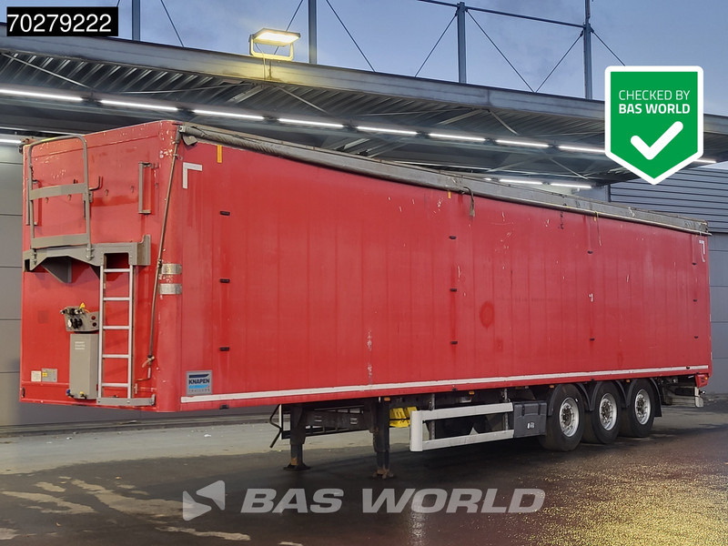 Tovorna pohodna polprikolica Knapen K100 92m3 Liftachse 10mm Waste Cover: slika 1