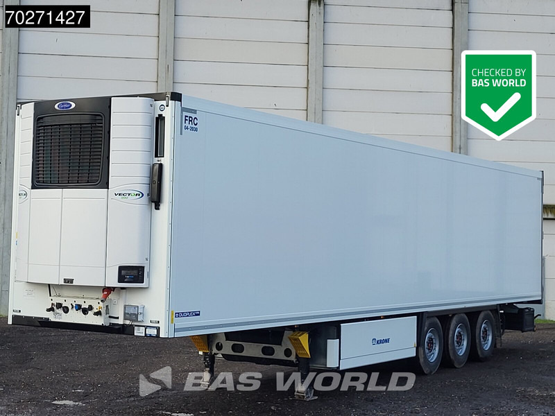 Krone Carrier Vector 1550 3 axles NEW Liftachse Palettenkasten - Polprikolica hladilnik: slika 1 Krone Carrier Vector 1550 3 axles NEW Liftachse Palettenkasten - Polprikolica hladilnik: slika 1