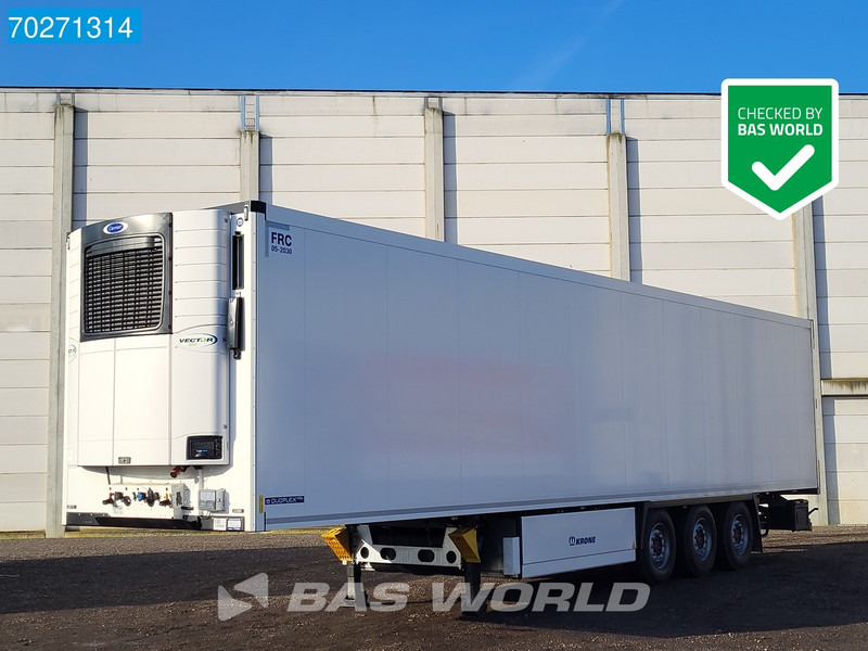 Krone Carrier Vector 1550 3 axles NEW Liftachse Palettenkasten - Polprikolica hladilnik: slika 1 Krone Carrier Vector 1550 3 axles NEW Liftachse Palettenkasten - Polprikolica hladilnik: slika 1