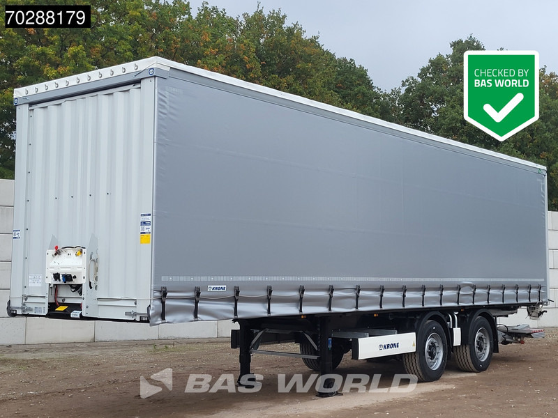 Krone SD NEW Tailgate City Lift + Steeringaxle - Polprikolica s ponjavo: slika 1 Krone SD NEW Tailgate City Lift + Steeringaxle - Polprikolica s ponjavo: slika 1