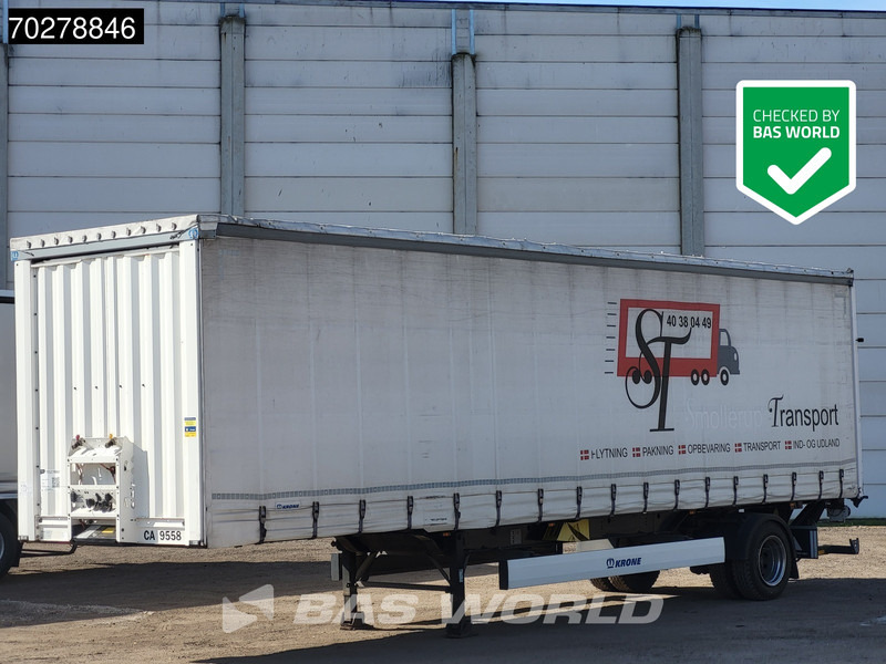 Krone SE City Steering Axle Tailgate LBW - Polprikolica s ponjavo: slika 1 Krone SE City Steering Axle Tailgate LBW - Polprikolica s ponjavo: slika 1