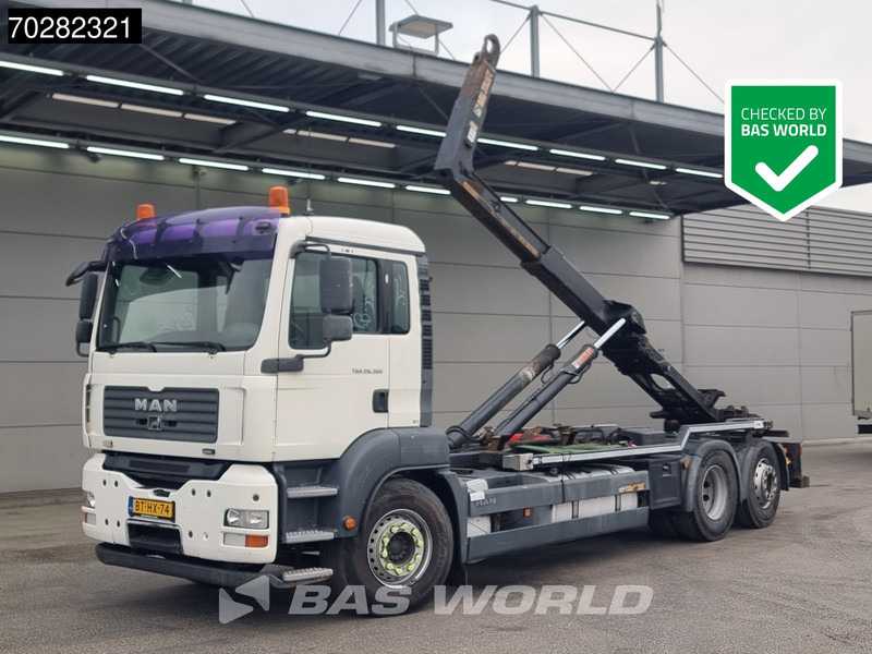 MAN TGA 26.360 6X2 NL-Truck 20tons Hyva Multilift Automatic Euro 5 - Kotalni prekucni tovornjak: slika 1 MAN TGA 26.360 6X2 NL-Truck 20tons Hyva Multilift Automatic Euro 5 - Kotalni prekucni tovornjak: slika 1