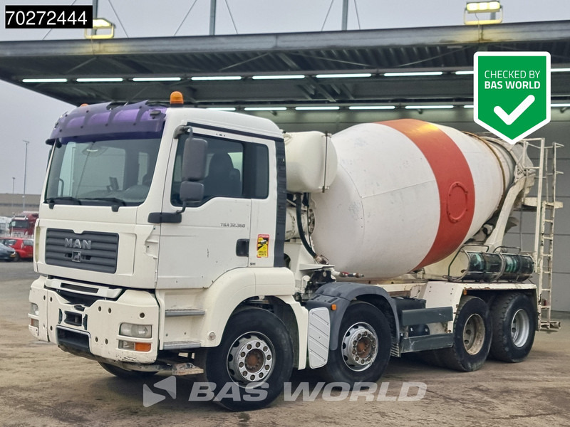 MAN TGA 32.360 8X4 Stetter 9m3 Steelsuspension Euro 4 - Avtomešalec: slika 1 MAN TGA 32.360 8X4 Stetter 9m3 Steelsuspension Euro 4 - Avtomešalec: slika 1
