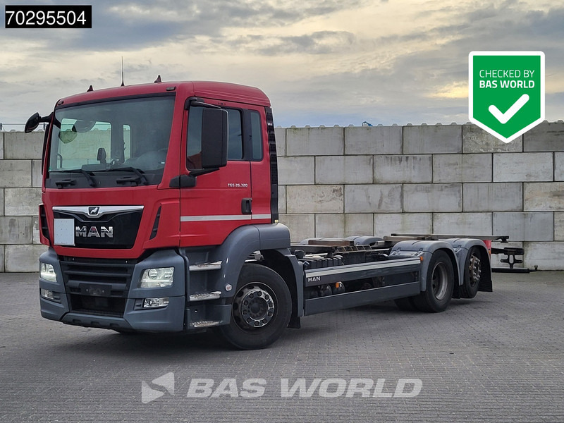 MAN TGS 26.320 TGS 6X2 ADR BDF Lift + Steering Axle Euro 6 - Kontejnerski tovornjak/ Tovornjak z zamenljivim tovoriščem: slika 1 MAN TGS 26.320 TGS 6X2 ADR BDF Lift + Steering Axle Euro 6 - Kontejnerski tovornjak/ Tovornjak z zamenljivim tovoriščem: slika 1