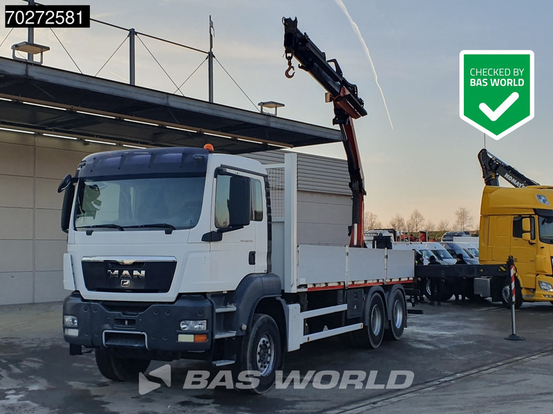 MAN TGS 26.440 6X4 Palfinger PK18002 EH Kran Crane Manual Remote Euro 5 - Tovornjak s kesonom, Tovornjak z dvigalom: slika 1 MAN TGS 26.440 6X4 Palfinger PK18002 EH Kran Crane Manual Remote Euro 5 - Tovornjak s kesonom, Tovornjak z dvigalom: slika 1