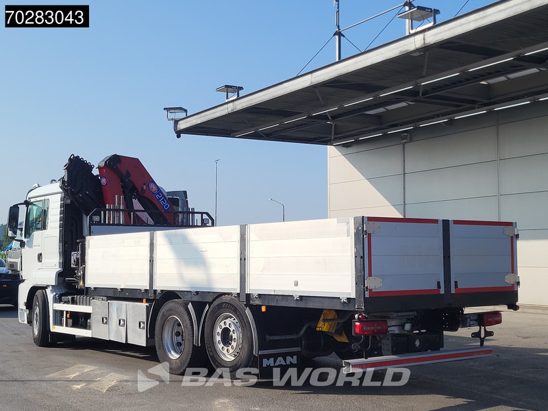 Tovornjak s kesonom, Tovornjak z dvigalom MAN TGS 26.460 TGS 6X2 Retarder HMF 2120K 6x Extensions Crane Kran Navi Euro 6: slika 9
