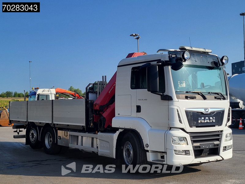 Tovornjak s kesonom, Tovornjak z dvigalom MAN TGS 26.460 TGS 6X2 Retarder HMF 2120K 6x Extensions Crane Kran Navi Euro 6: slika 10