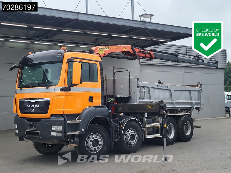 MAN TGS 35.400 8X4 Palfinger PK16001 K Kran Crane Retarder Big-Axle 2-Way tipper Euro 6 - Tovornjak prekucnik, Tovornjak z dvigalom: slika 1 MAN TGS 35.400 8X4 Palfinger PK16001 K Kran Crane Retarder Big-Axle 2-Way tipper Euro 6 - Tovornjak prekucnik, Tovornjak z dvigalom: slika 1