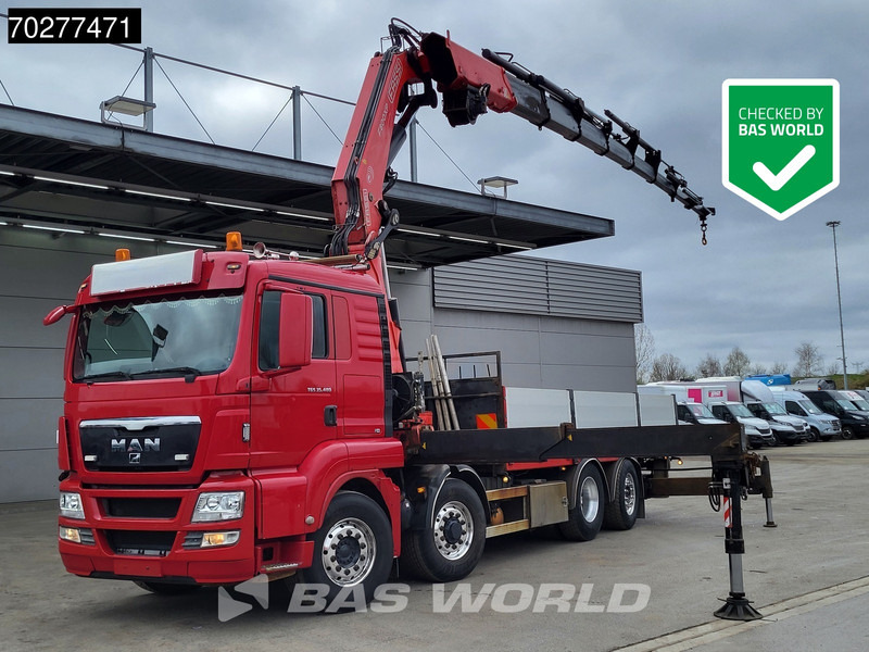 MAN TGS 35.480 8X4 Fassi F800BXP.28 Kran Crane Hydrodrive Lift-Lenkachse Euro 4 - Tovornjak s kesonom, Tovornjak z dvigalom: slika 1 MAN TGS 35.480 8X4 Fassi F800BXP.28 Kran Crane Hydrodrive Lift-Lenkachse Euro 4 - Tovornjak s kesonom, Tovornjak z dvigalom: slika 1