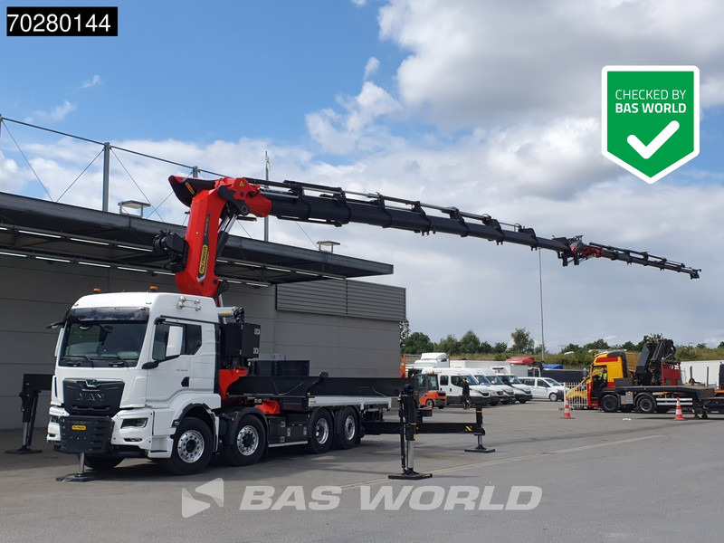 MAN TGS 35.520 8X4 Palfinger PK135.002 TEC 7 Kran Crane Hydrodrive Lift+steering axle Navi LED Euro 6 - Tovornjak s kesonom, Tovornjak z dvigalom: slika 1 MAN TGS 35.520 8X4 Palfinger PK135.002 TEC 7 Kran Crane Hydrodrive Lift+steering axle Navi LED Euro 6 - Tovornjak s kesonom, Tovornjak z dvigalom: slika 1