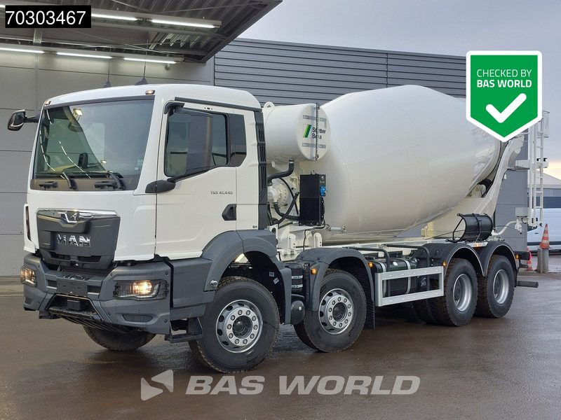MAN TGS 41.440 8X4 NEW! 12m3 Stetter Mixer Big-Axle Steelsuspension Automatic Euro 6 - Avtomešalec: slika 1 MAN TGS 41.440 8X4 NEW! 12m3 Stetter Mixer Big-Axle Steelsuspension Automatic Euro 6 - Avtomešalec: slika 1
