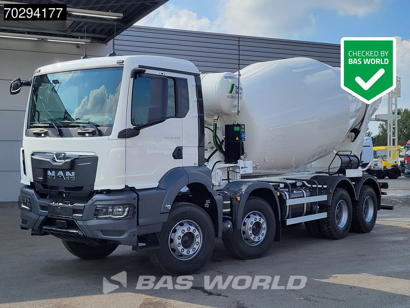 MAN TGS 41.440 8X4 NEW! 12m3 Stetter Mixer Big-Axle Steelsuspension Automatic Euro 6 - Avtomešalec: slika 1 MAN TGS 41.440 8X4 NEW! 12m3 Stetter Mixer Big-Axle Steelsuspension Automatic Euro 6 - Avtomešalec: slika 1