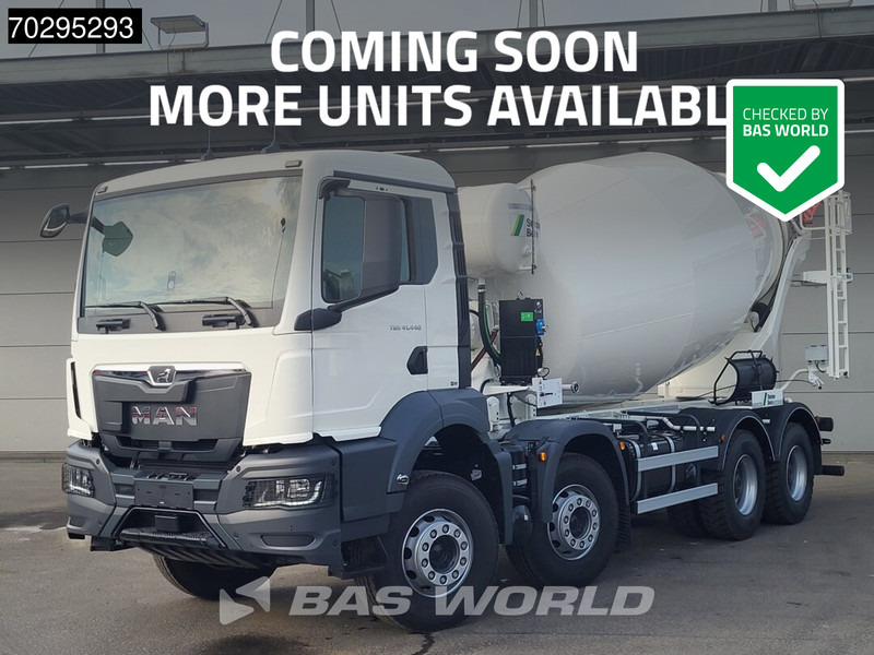 MAN TGS 41.440 8X4 New! 12m3 Stetter Steelsuspension Automatic Euro 6 - Avtomešalec: slika 1 MAN TGS 41.440 8X4 New! 12m3 Stetter Steelsuspension Automatic Euro 6 - Avtomešalec: slika 1