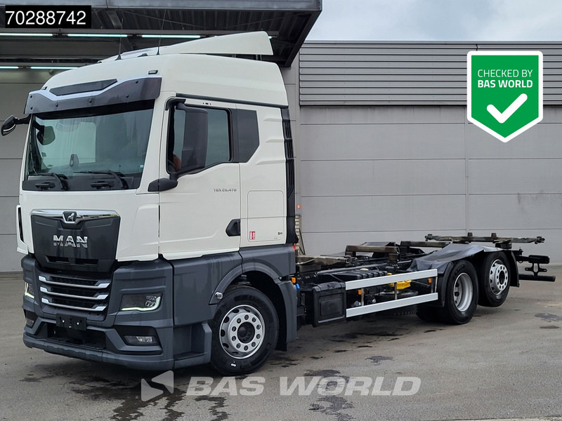 MAN TGX 26.470 6X2 Retarder BDF Standairco Lift-Axle Automatic LED Euro 6 - Kontejnerski tovornjak/ Tovornjak z zamenljivim tovoriščem: slika 1 MAN TGX 26.470 6X2 Retarder BDF Standairco Lift-Axle Automatic LED Euro 6 - Kontejnerski tovornjak/ Tovornjak z zamenljivim tovoriščem: slika 1