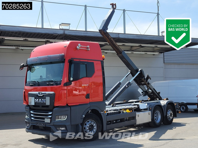 MAN TGX 26.470 TGX 6X2 21 Tonnes VDL hooklift Retarder Lift+Lenkachse ACC Navi Euro 6 - Kotalni prekucni tovornjak: slika 1 MAN TGX 26.470 TGX 6X2 21 Tonnes VDL hooklift Retarder Lift+Lenkachse ACC Navi Euro 6 - Kotalni prekucni tovornjak: slika 1