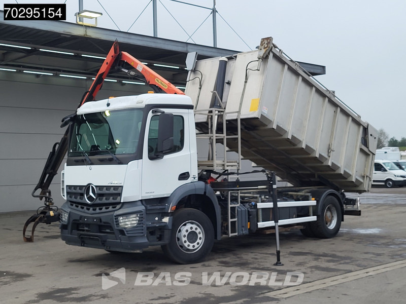 Mercedes-Benz Actros 1833 4X2 Palfinger PK7.501 SLD Kran Crane 17m3 tipper Big-Axle Euro 6 - Tovornjak prekucnik, Tovornjak z dvigalom: slika 5 Mercedes-Benz Actros 1833 4X2 Palfinger PK7.501 SLD Kran Crane 17m3 tipper Big-Axle Euro 6 - Tovornjak prekucnik, Tovornjak z dvigalom: slika 5