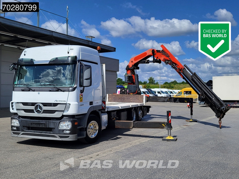 Mercedes-Benz Actros 2544 6X2 Palfinger PK53002SH Kran Crane Lift-Lenkachse Euro 5 - Tovornjak s kesonom, Tovornjak z dvigalom: slika 1 Mercedes-Benz Actros 2544 6X2 Palfinger PK53002SH Kran Crane Lift-Lenkachse Euro 5 - Tovornjak s kesonom, Tovornjak z dvigalom: slika 1