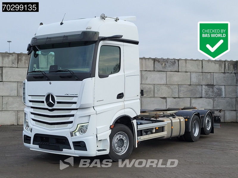 Mercedes-Benz Actros 2553 Actros 6X2 Full Air Retarder Lift Axle Euro 6 - Kontejnerski tovornjak/ Tovornjak z zamenljivim tovoriščem: slika 1 Mercedes-Benz Actros 2553 Actros 6X2 Full Air Retarder Lift Axle Euro 6 - Kontejnerski tovornjak/ Tovornjak z zamenljivim tovoriščem: slika 1