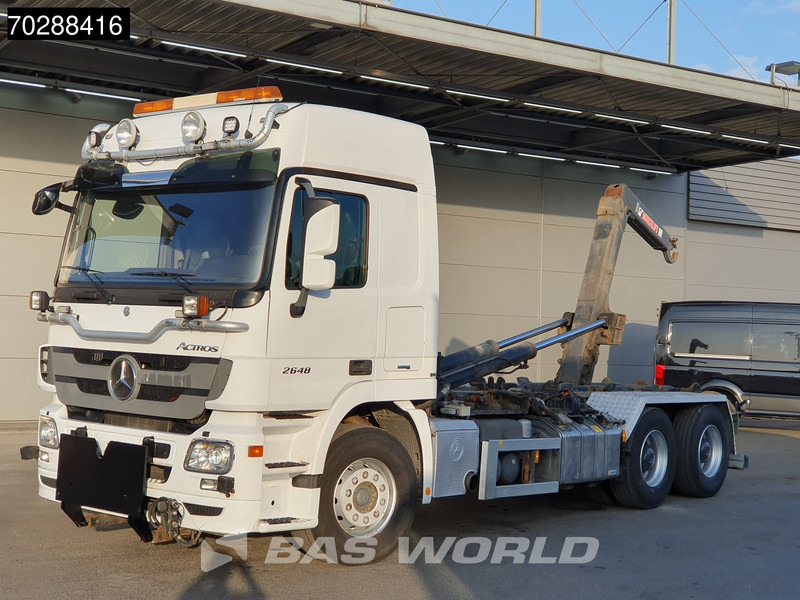 Mercedes-Benz Actros 2648 Actros 6X4 HIAB XR20SL56 Hooklift Big-Axle Automatic Euro 5 - Kotalni prekucni tovornjak: slika 3 Mercedes-Benz Actros 2648 Actros 6X4 HIAB XR20SL56 Hooklift Big-Axle Automatic Euro 5 - Kotalni prekucni tovornjak: slika 3