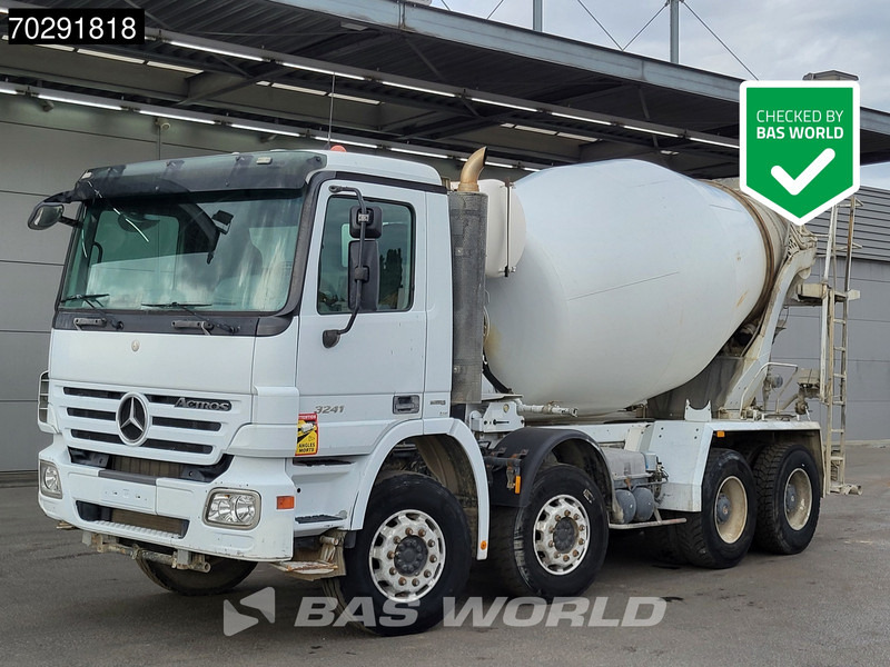 Mercedes-Benz Actros 3241 8X4 9m3 Stetter Steelsuspension 3-Pedals Retarder Euro 4 - Avtomešalec: slika 1 Mercedes-Benz Actros 3241 8X4 9m3 Stetter Steelsuspension 3-Pedals Retarder Euro 4 - Avtomešalec: slika 1