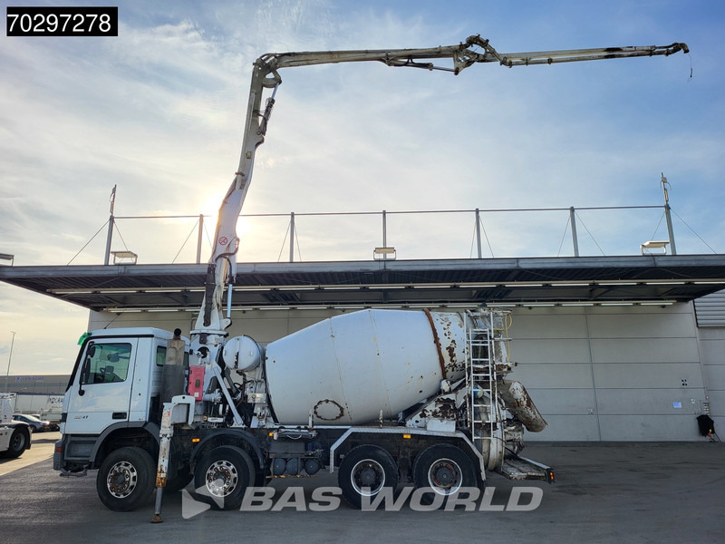 Mercedes-Benz Actros 3241 8X4 Putzmeister TMM 21-G2 PUMI 7m3 Mixer Big-Axle Steelsuspension 3-Pedals Euro 3 - Črpalka za beton: slika 2 Mercedes-Benz Actros 3241 8X4 Putzmeister TMM 21-G2 PUMI 7m3 Mixer Big-Axle Steelsuspension 3-Pedals Euro 3 - Črpalka za beton: slika 2