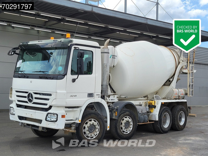 Mercedes-Benz Actros 3241 8X4 Retarder 9m3 Stetter Steelsuspension 3-Pedals Euro 4 - Avtomešalec: slika 1 Mercedes-Benz Actros 3241 8X4 Retarder 9m3 Stetter Steelsuspension 3-Pedals Euro 4 - Avtomešalec: slika 1