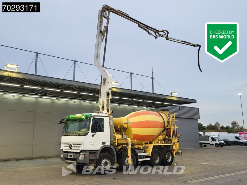 Mercedes-Benz Actros 3244 8X4 Retarder Putzmeister 24 Mtrs Pumi Big-Axle 3-Pedals Euro 4 - Črpalka za beton: slika 1 Mercedes-Benz Actros 3244 8X4 Retarder Putzmeister 24 Mtrs Pumi Big-Axle 3-Pedals Euro 4 - Črpalka za beton: slika 1