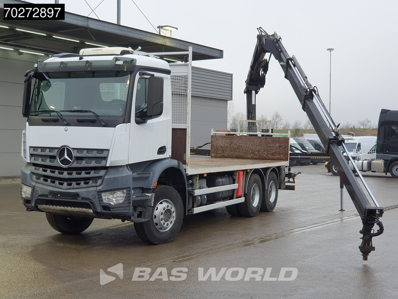 Mercedes-Benz Arocs 2636 6X4 Hiab 144 E-3 Hipro Kran Crane Remote Full Steel Euro 6 - Tovornjak s kesonom, Tovornjak z dvigalom: slika 5 Mercedes-Benz Arocs 2636 6X4 Hiab 144 E-3 Hipro Kran Crane Remote Full Steel Euro 6 - Tovornjak s kesonom, Tovornjak z dvigalom: slika 5