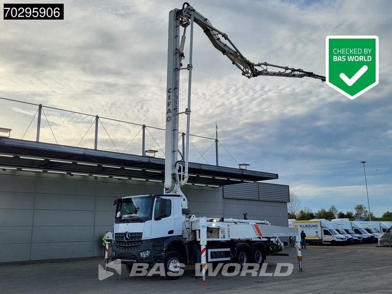 Mercedes-Benz Arocs 2640 6X4 36mtr CIFA K36L-HP168EC 4 arm Automatic Big-Axle Steelsuspension Euro 6 - Črpalka za beton: slika 1 Mercedes-Benz Arocs 2640 6X4 36mtr CIFA K36L-HP168EC 4 arm Automatic Big-Axle Steelsuspension Euro 6 - Črpalka za beton: slika 1
