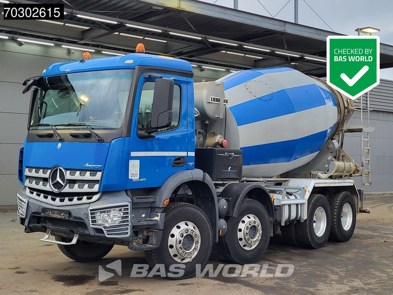 Mercedes-Benz Arocs 3240 8X4 Liebherr 9m3 Mixer Full Spring Euro 6 - Avtomešalec: slika 1 Mercedes-Benz Arocs 3240 8X4 Liebherr 9m3 Mixer Full Spring Euro 6 - Avtomešalec: slika 1