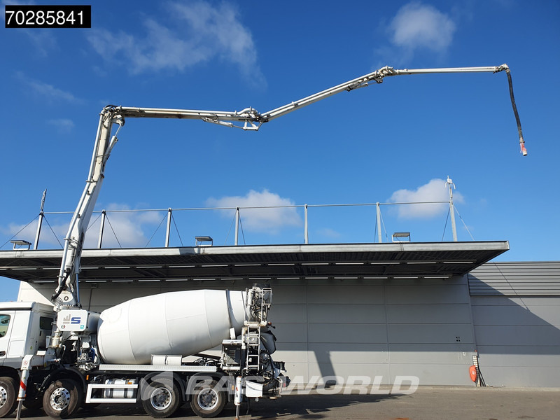 Mercedes-Benz Arocs 3243 8X4 28mtrs Sermac 4Z28 Twinstar Pump-mixer Big-Axle Steelsuspension Euro 6 - Črpalka za beton: slika 5 Mercedes-Benz Arocs 3243 8X4 28mtrs Sermac 4Z28 Twinstar Pump-mixer Big-Axle Steelsuspension Euro 6 - Črpalka za beton: slika 5