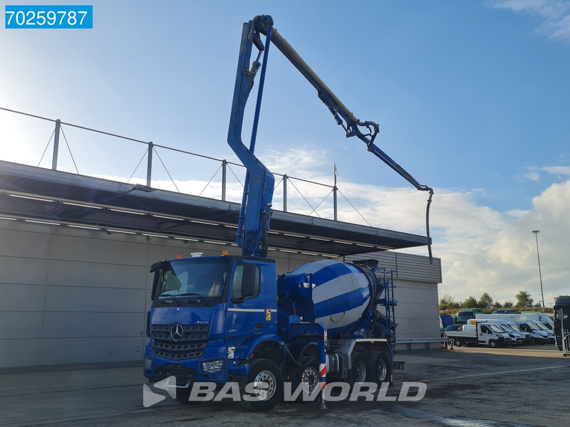 Mercedes-Benz Arocs 3251 8X4 PUMI Putzmeister TMM 24 + Liebherr 7m3 Mixer Retarder Euro 6 - Črpalka za beton: slika 2 Mercedes-Benz Arocs 3251 8X4 PUMI Putzmeister TMM 24 + Liebherr 7m3 Mixer Retarder Euro 6 - Črpalka za beton: slika 2
