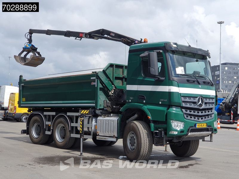 Mercedes-Benz Arocs 3342 Arocs 6X6 NL-Truck HMF 1643 Z-Crane Kran Steering Axle Big-Axle Euro 6 - Tovornjak prekucnik, Tovornjak z dvigalom: slika 3 Mercedes-Benz Arocs 3342 Arocs 6X6 NL-Truck HMF 1643 Z-Crane Kran Steering Axle Big-Axle Euro 6 - Tovornjak prekucnik, Tovornjak z dvigalom: slika 3
