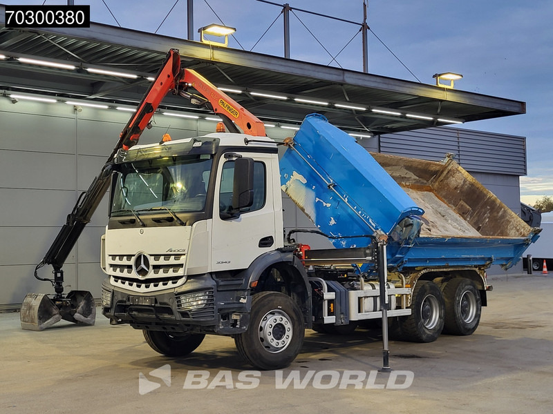 Mercedes-Benz Arocs 3343 6X4 Palfinger PK12.501 SLD Kran Crane 7m3 tipper Big-Axle Automatic Euro 6 - Tovornjak prekucnik, Tovornjak z dvigalom: slika 5 Mercedes-Benz Arocs 3343 6X4 Palfinger PK12.501 SLD Kran Crane 7m3 tipper Big-Axle Automatic Euro 6 - Tovornjak prekucnik, Tovornjak z dvigalom: slika 5
