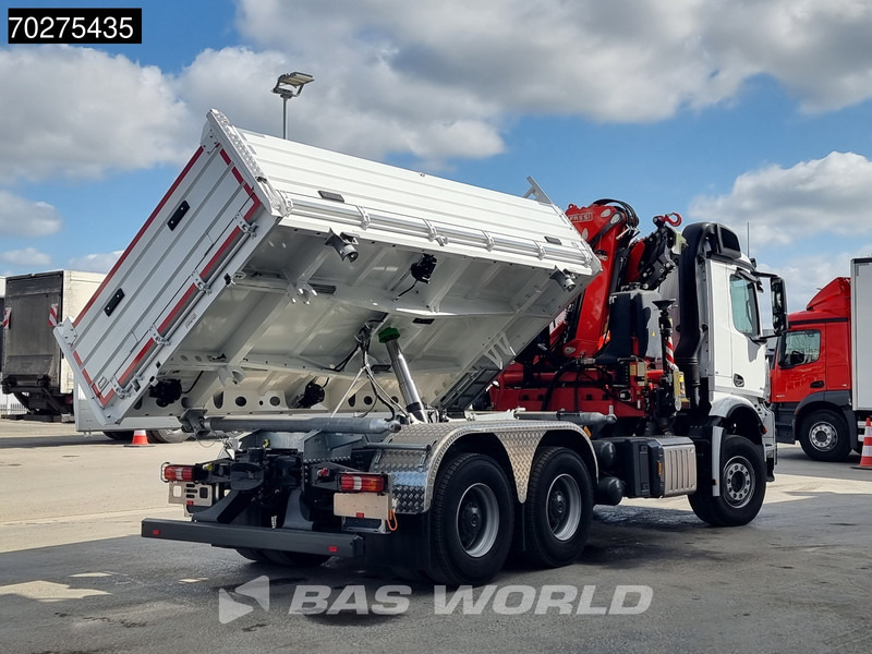 Mercedes-Benz Arocs 3348 6X4 Fassi F255A2.24 Kran Crane 9m3 3-Sided Tipper Big-Axle Euro 6 - Tovornjak prekucnik, Tovornjak z dvigalom: slika 5 Mercedes-Benz Arocs 3348 6X4 Fassi F255A2.24 Kran Crane 9m3 3-Sided Tipper Big-Axle Euro 6 - Tovornjak prekucnik, Tovornjak z dvigalom: slika 5