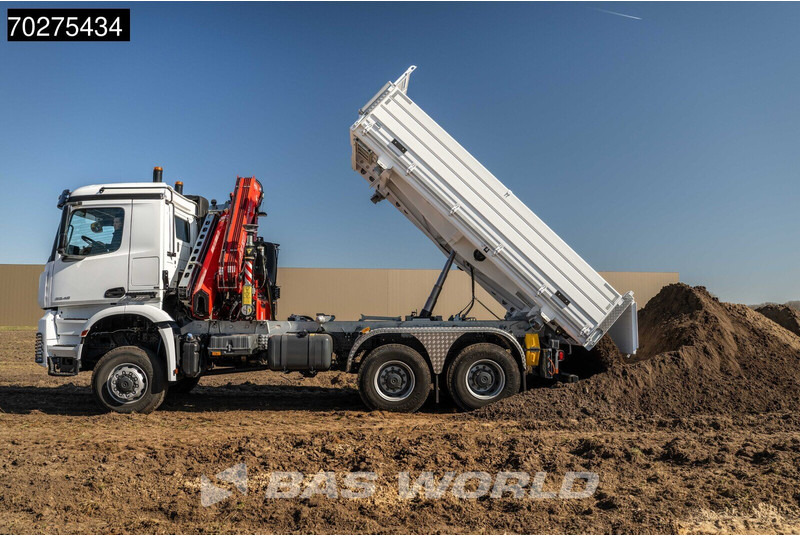 Mercedes-Benz Arocs 3348 6X6 Fassi F255A.2.24 xe-dynamic Kran Dreiseitenkipper Navi Euro 6 lizing Mercedes-Benz Arocs 3348 6X6 Fassi F255A.2.24 xe-dynamic Kran Dreiseitenkipper Navi Euro 6: slika 19