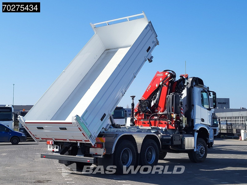 Mercedes-Benz Arocs 3348 6X6 Fassi F255A.2.24 xe-dynamic Kran Dreiseitenkipper Navi Euro 6 lizing Mercedes-Benz Arocs 3348 6X6 Fassi F255A.2.24 xe-dynamic Kran Dreiseitenkipper Navi Euro 6: slika 9