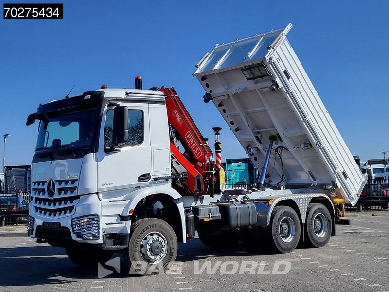 Mercedes-Benz Arocs 3348 6X6 Fassi F255A.2.24 xe-dynamic Kran Dreiseitenkipper Navi Euro 6 lizing Mercedes-Benz Arocs 3348 6X6 Fassi F255A.2.24 xe-dynamic Kran Dreiseitenkipper Navi Euro 6: slika 6