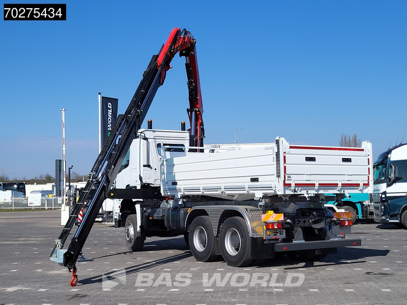 Mercedes-Benz Arocs 3348 6X6 Fassi F255A.2.24 xe-dynamic Kran Dreiseitenkipper Navi Euro 6 - Tovornjak prekucnik, Tovornjak z dvigalom: slika 2 Mercedes-Benz Arocs 3348 6X6 Fassi F255A.2.24 xe-dynamic Kran Dreiseitenkipper Navi Euro 6 - Tovornjak prekucnik, Tovornjak z dvigalom: slika 2