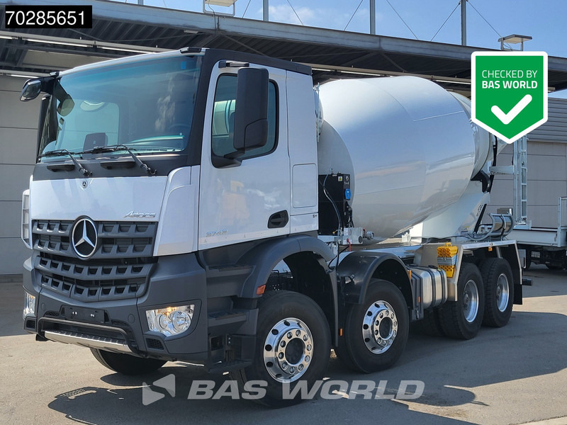 Mercedes-Benz Arocs 3743 8X4 NEW! 10m3 Mixer Big-Axle Steelsuspension Automatic Euro 6 - Avtomešalec: slika 1 Mercedes-Benz Arocs 3743 8X4 NEW! 10m3 Mixer Big-Axle Steelsuspension Automatic Euro 6 - Avtomešalec: slika 1
