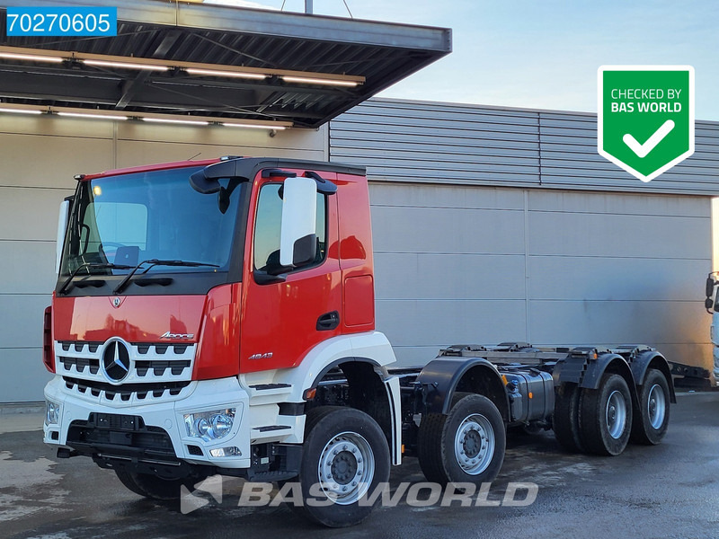 Mercedes-Benz Arocs 4843 8X4 NEW chassis RHD! Steel suspension Automatic Euro 6 - Tovornjak-šasija: slika 1 Mercedes-Benz Arocs 4843 8X4 NEW chassis RHD! Steel suspension Automatic Euro 6 - Tovornjak-šasija: slika 1