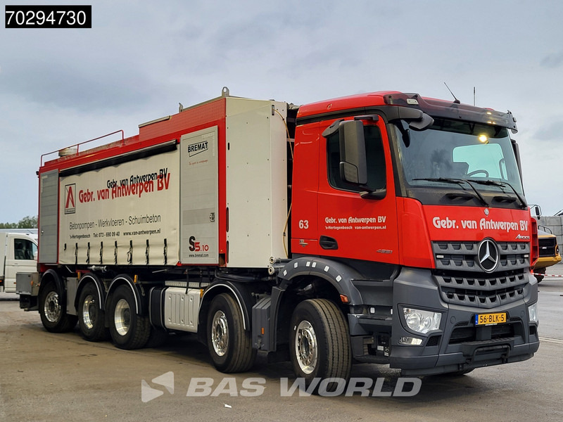 Mercedes-Benz Arocs 4951 Arocs 10X4 NL-Truck Bremat S5.10.13 XL sandmortal Lift+Steering Axle Euro 6 - Črpalka za beton: slika 3 Mercedes-Benz Arocs 4951 Arocs 10X4 NL-Truck Bremat S5.10.13 XL sandmortal Lift+Steering Axle Euro 6 - Črpalka za beton: slika 3